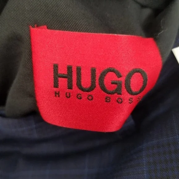 Hugo Boss Men's Herrel/Grace Slim-Fit Pants in Dark Blue 38R NEW WITH TAGS